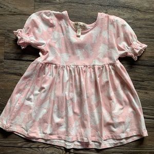Matilda Jane Pink and White Bow Top